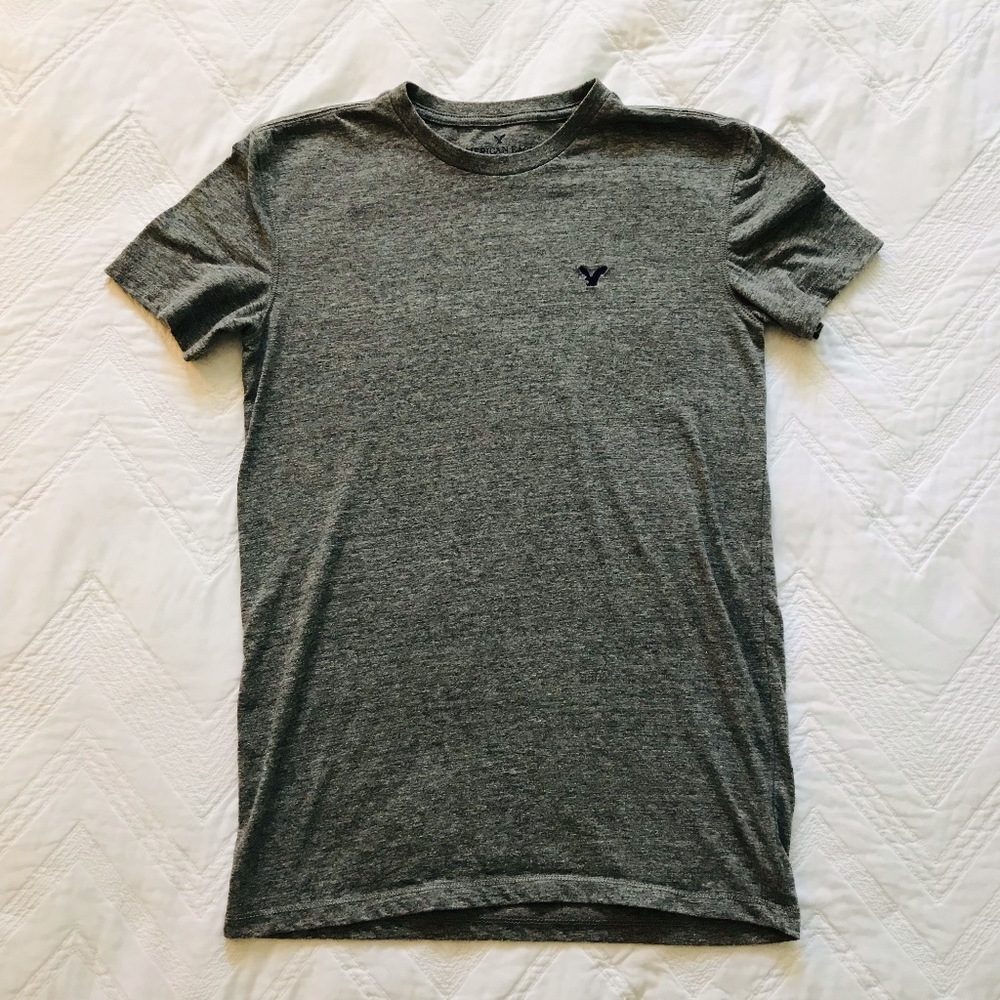 🇺🇸🦅 American Eagle Grey Short Sleeve T-Shirt